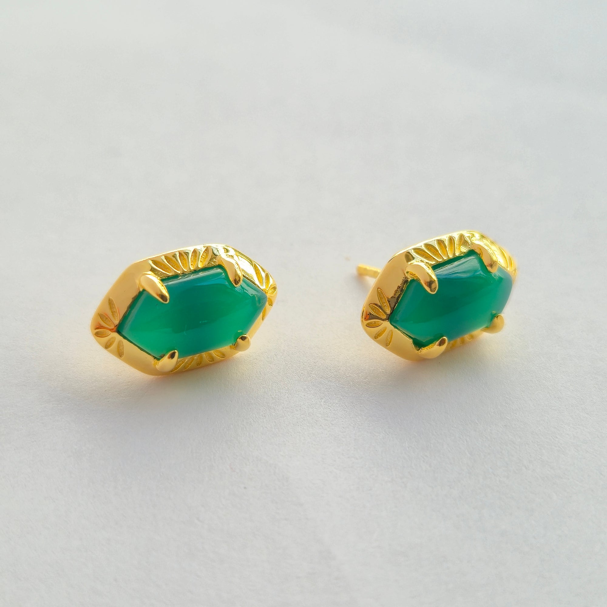Whispers Of Ancient Forests Stud Earrings