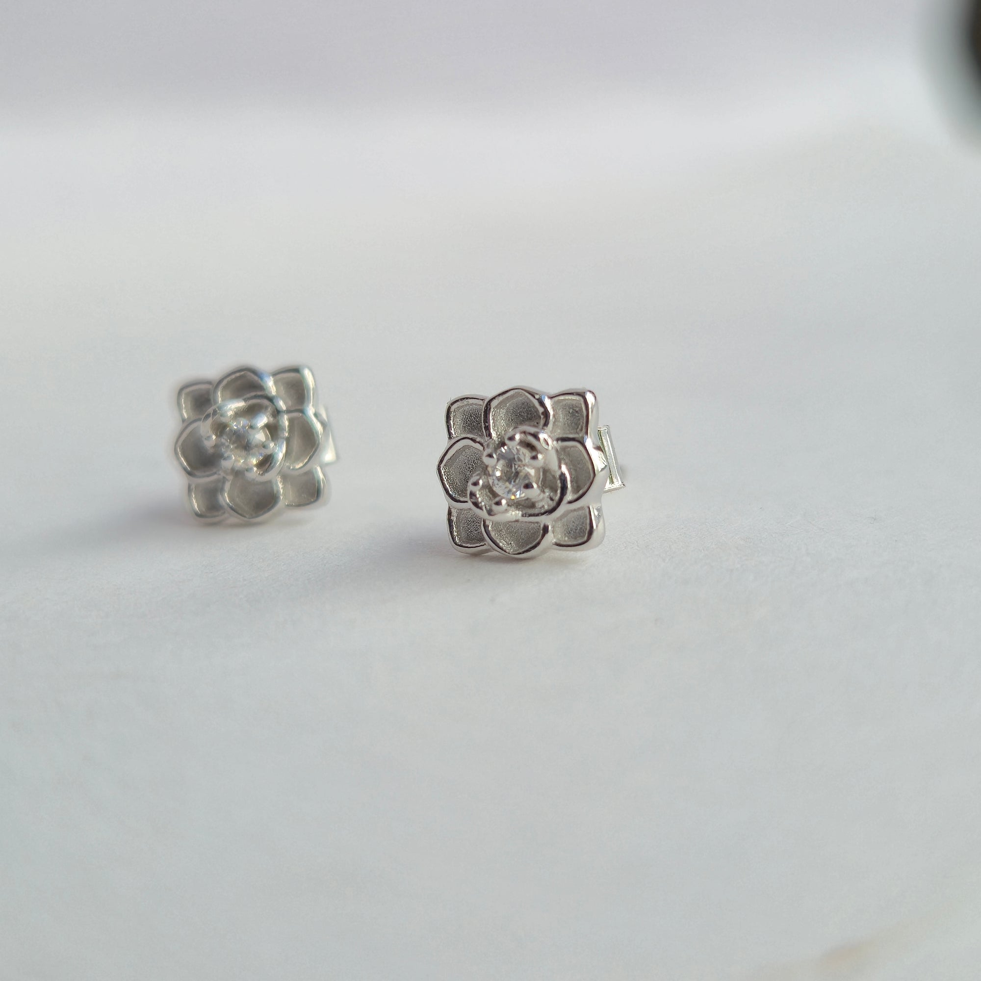 Rose Stud Earrings