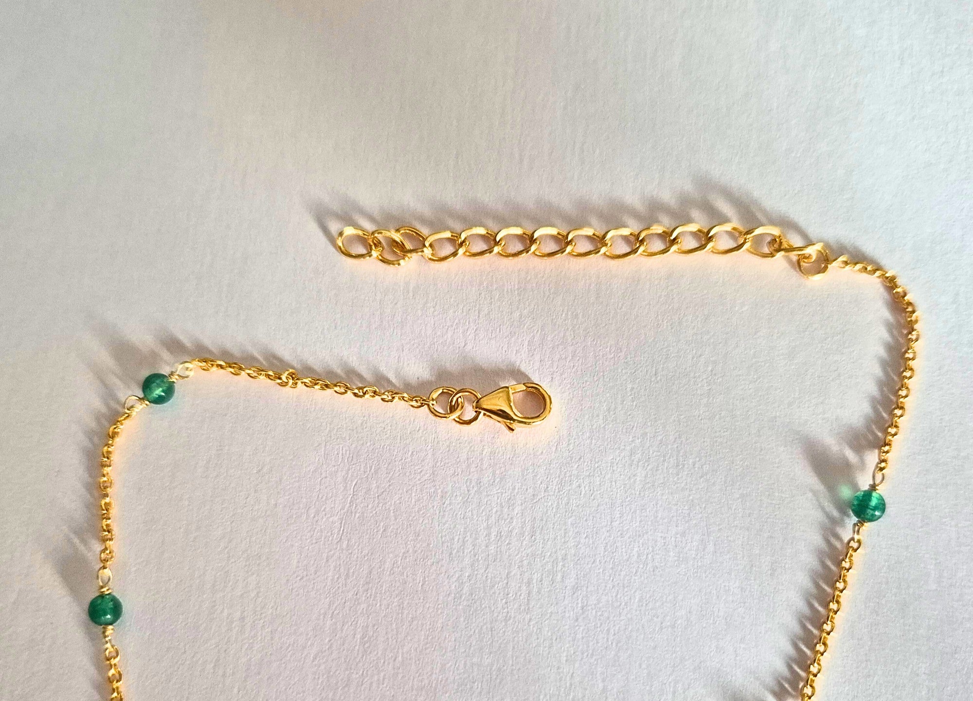 Green Mirage  Pendant Necklace