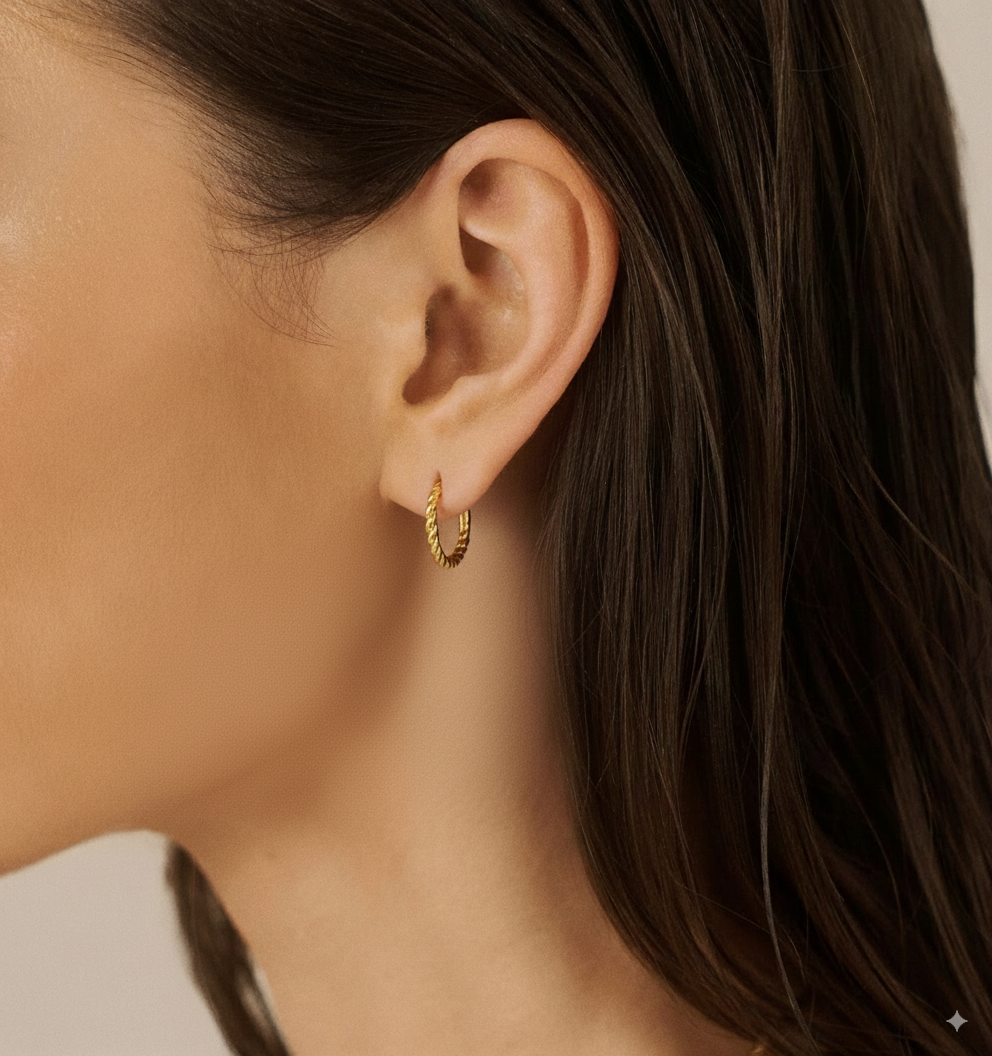 Blushé Heart Convertible Hoop Earrings