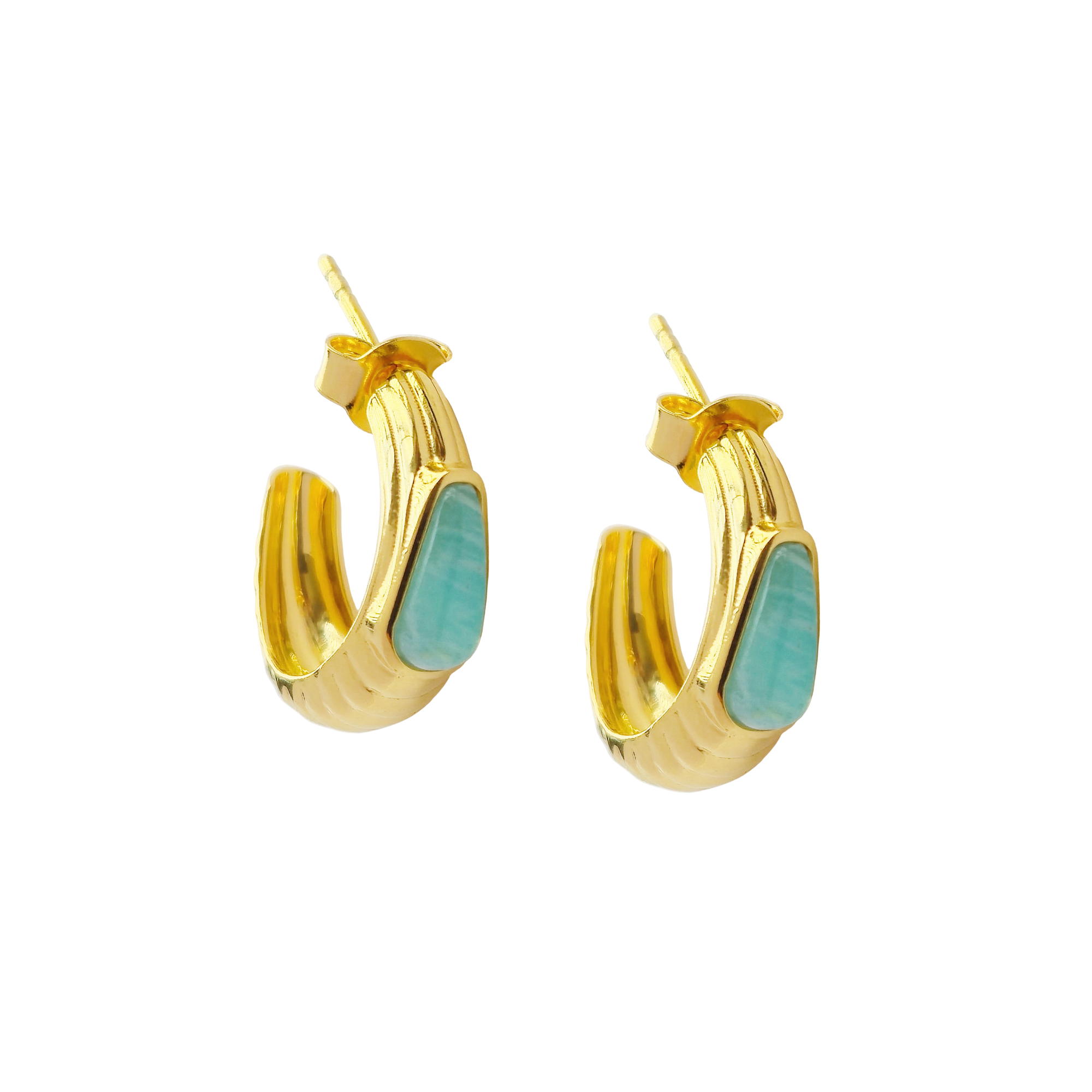 Ripples of Calm Medium Hoop Earrings
