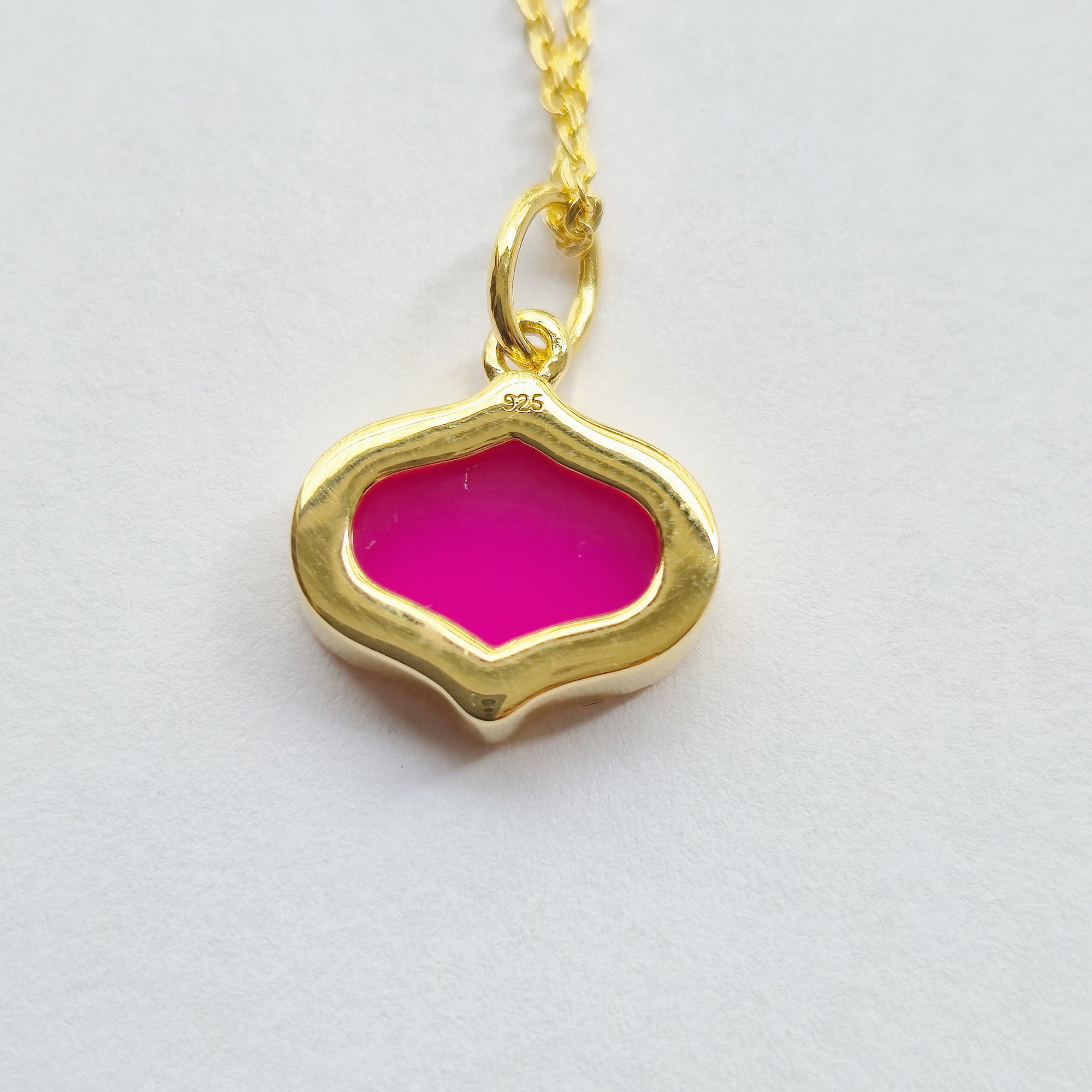 Lotus Gemstone Detachable Pendant
