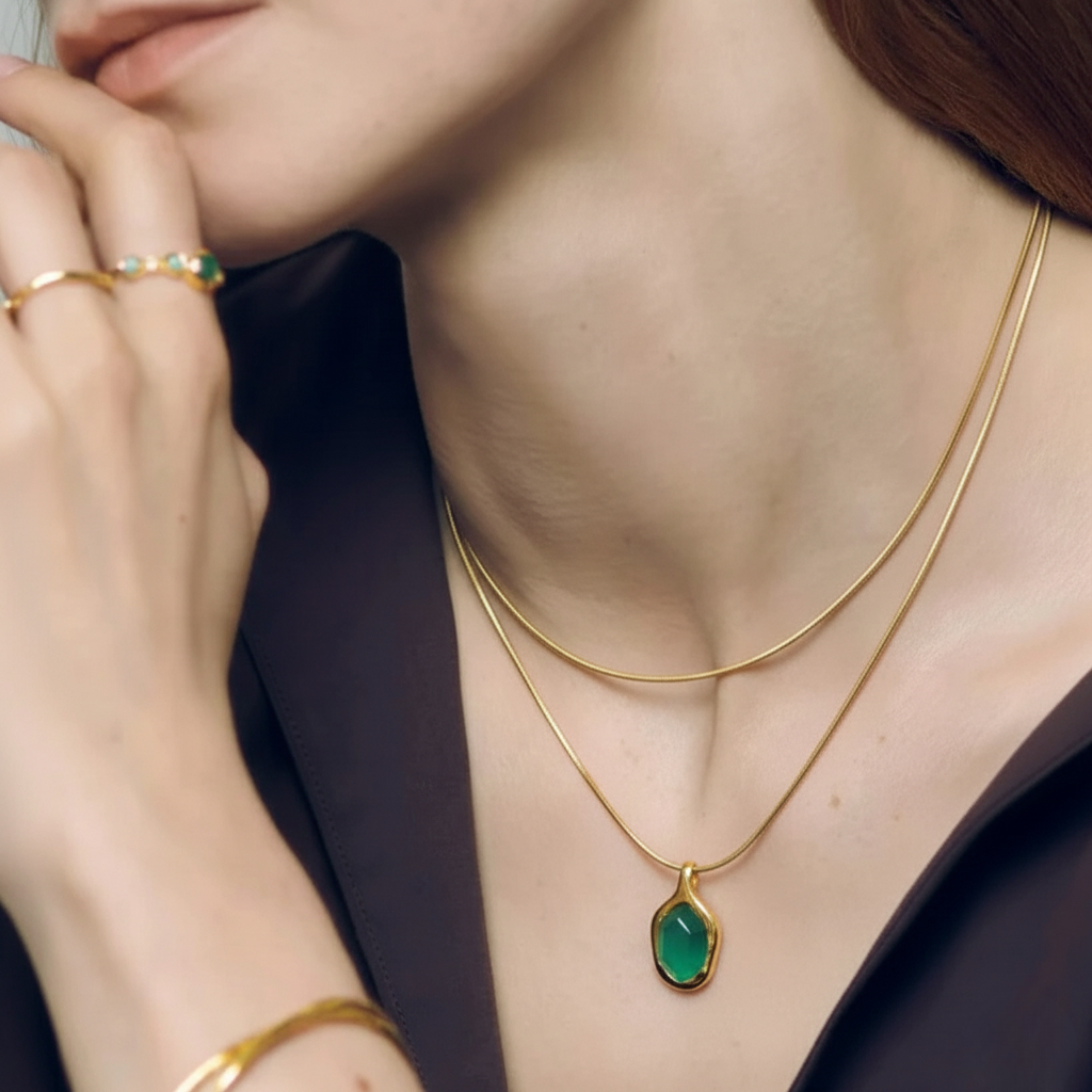 The Glow And The Green Detachable Pendant