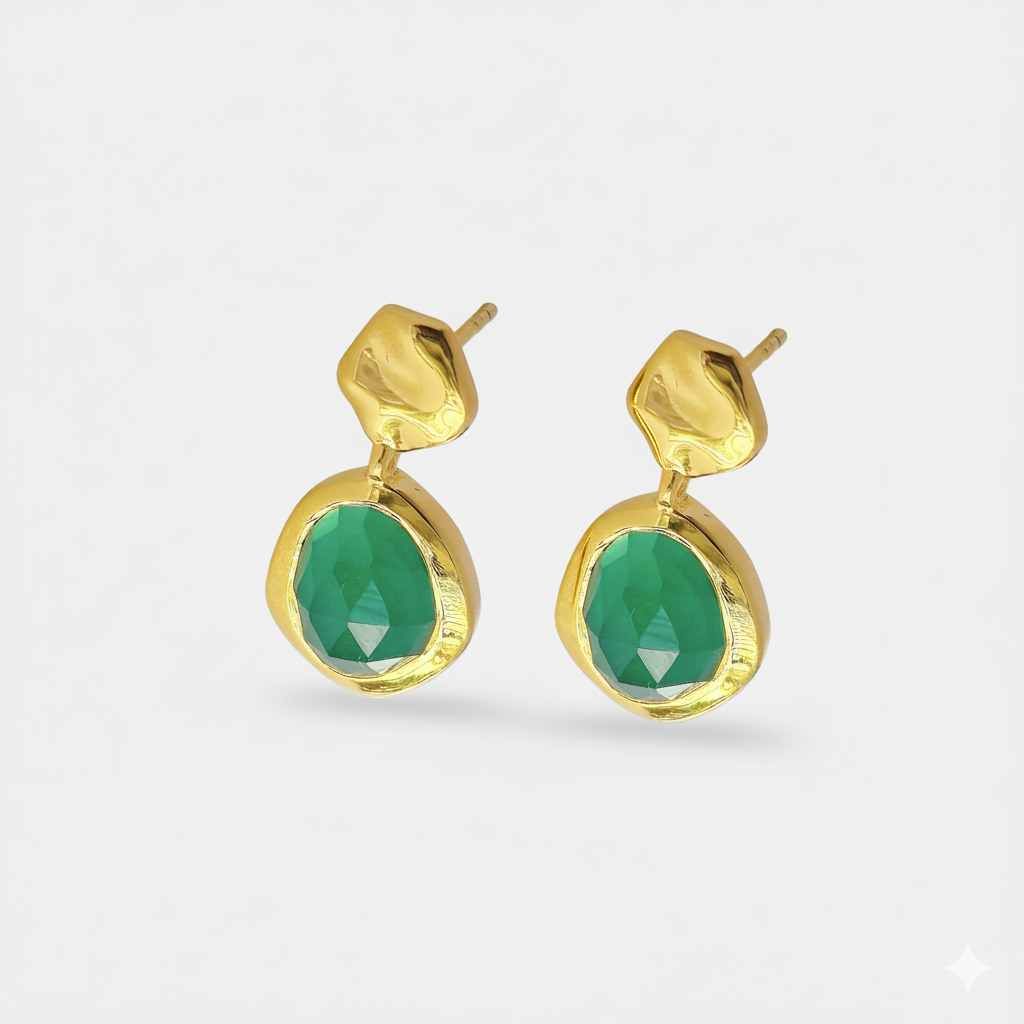 Odyssey Gemstone Small Drop Earrings