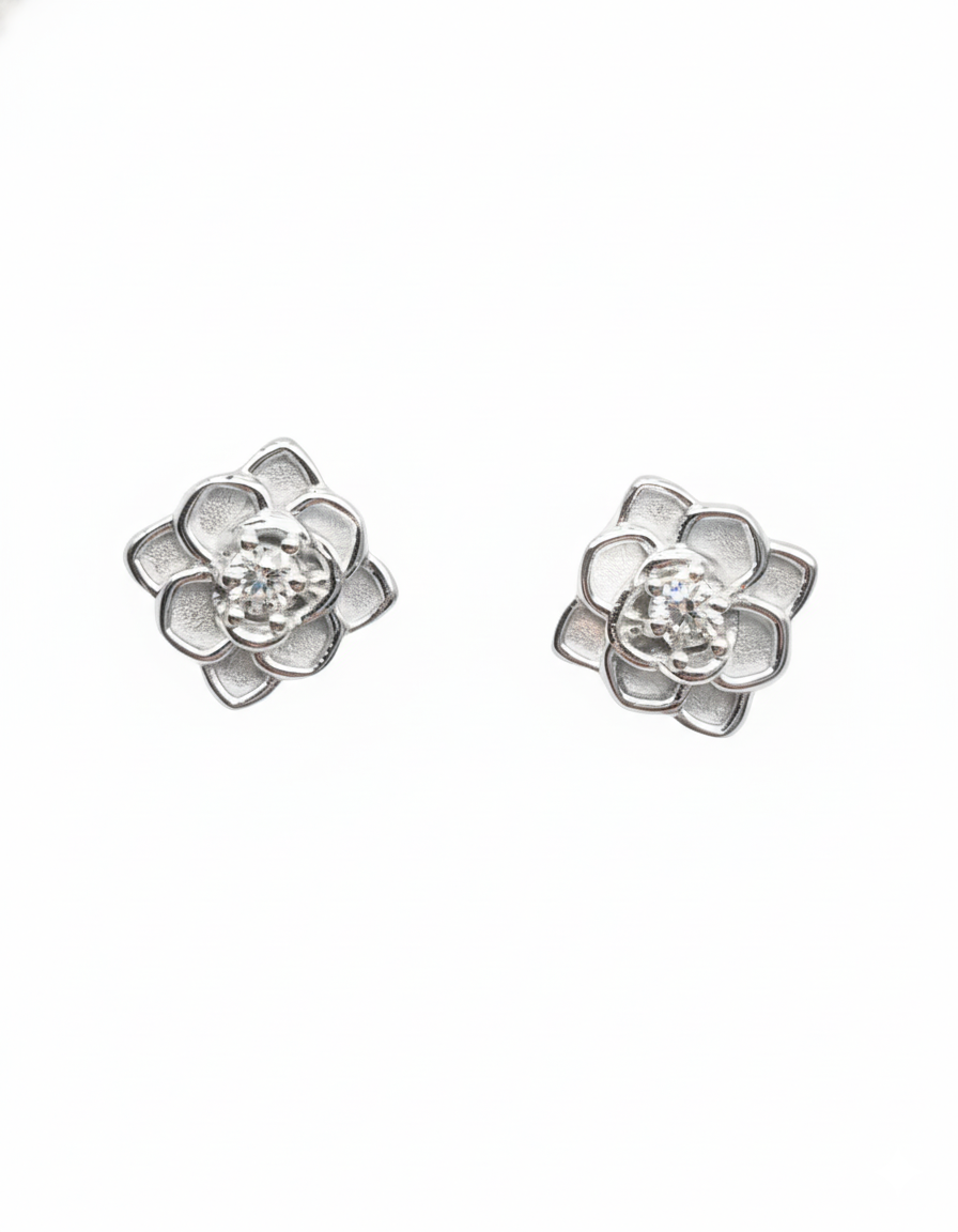 Rose Stud Earrings