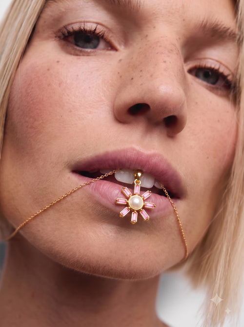 A Little Rebellion In Pink Pendant