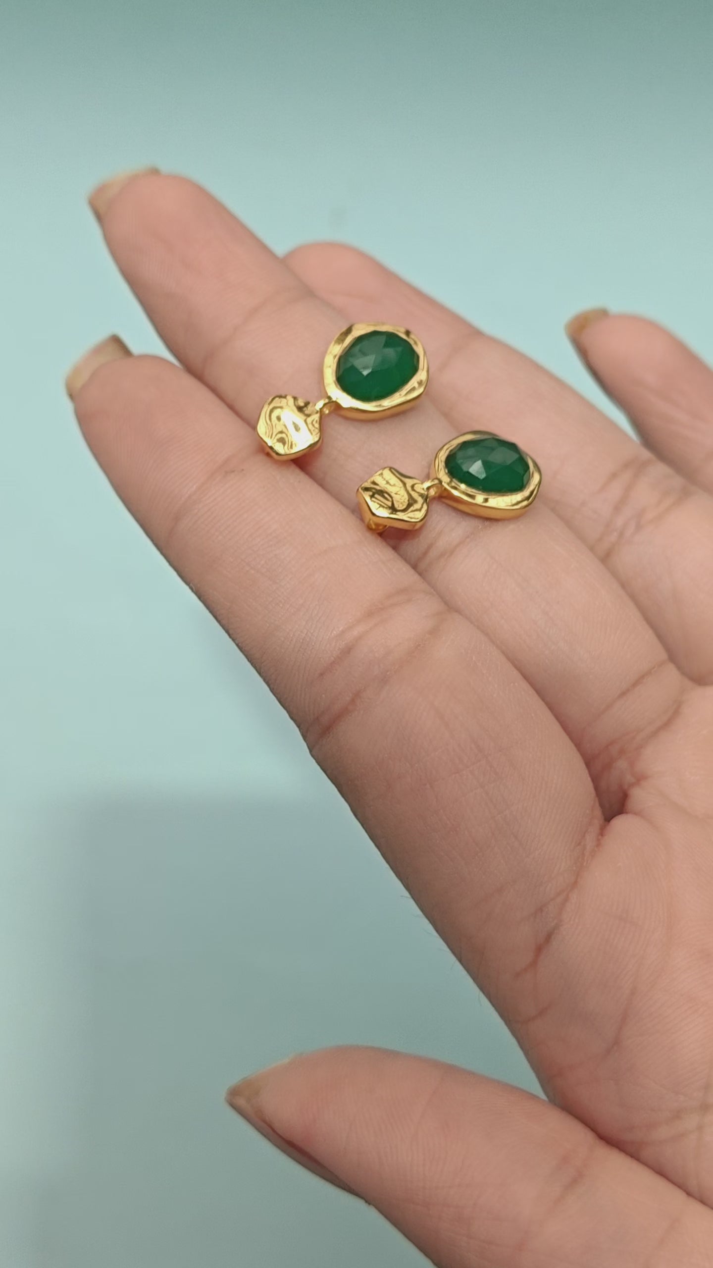 Odyssey Gemstone Small Drop Earrings