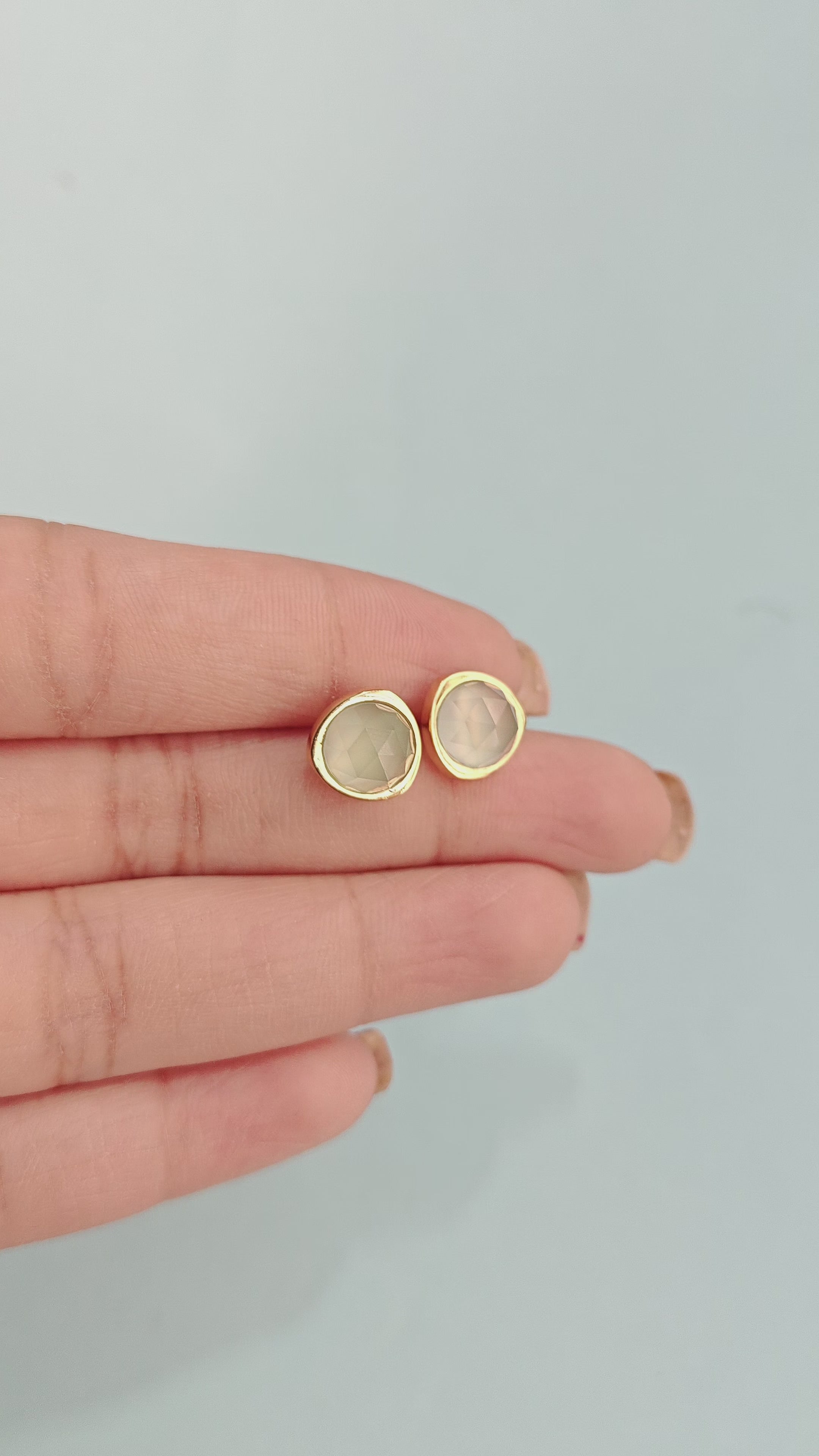 Odyssey Gemstone Stud Earrings