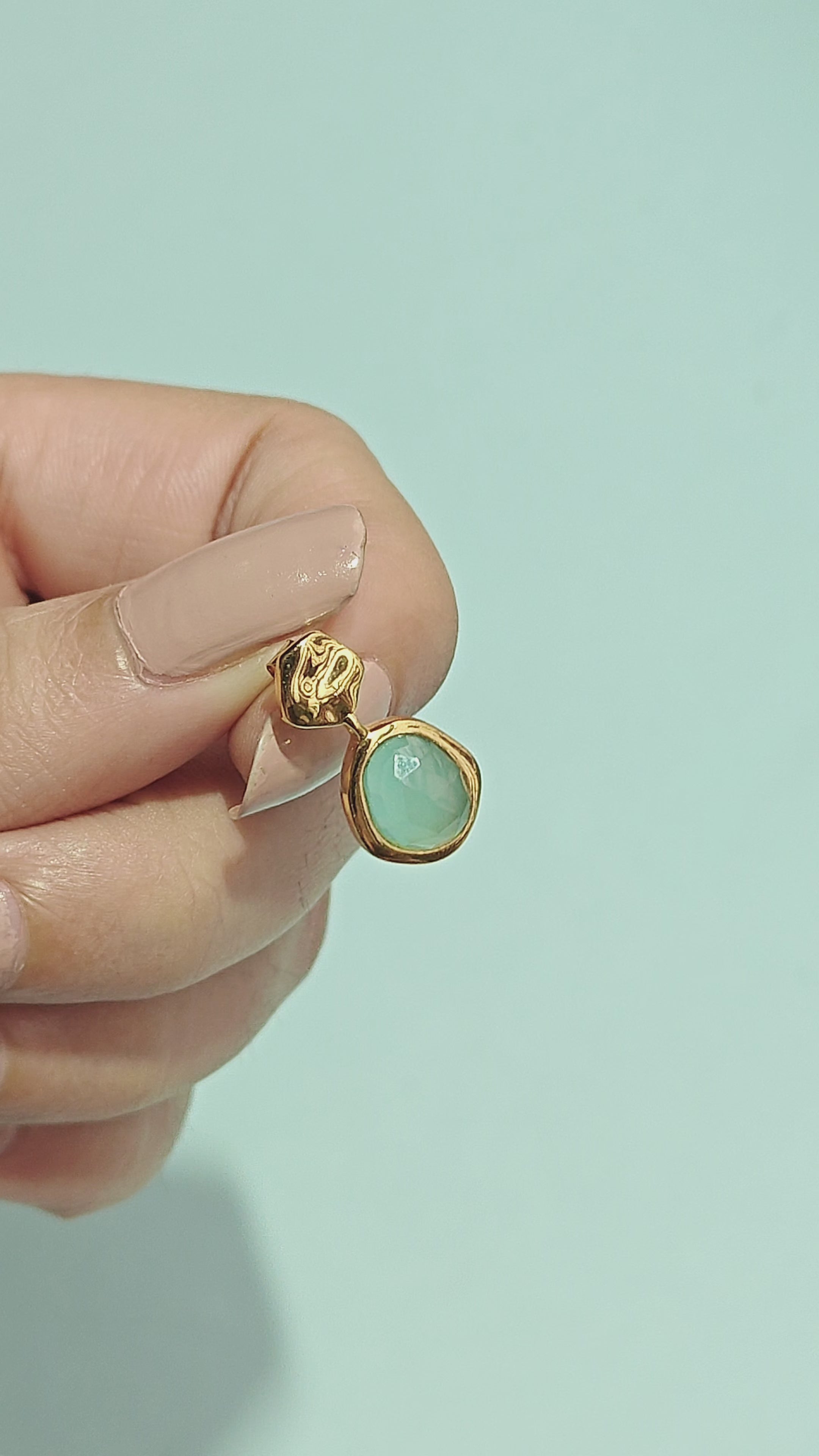 Odyssey Gemstone Small Drop Earrings