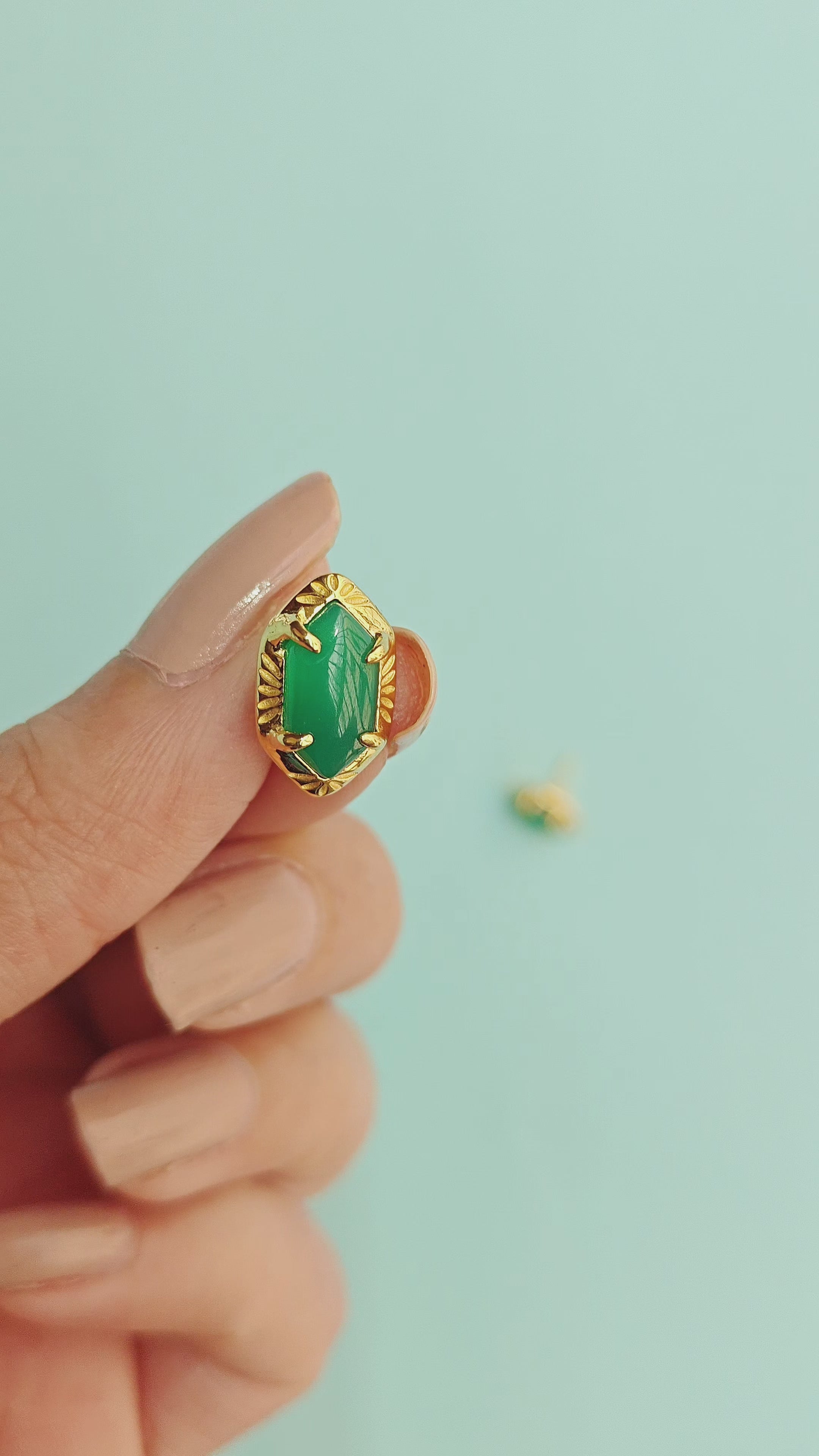 Whispers Of Ancient Forests Stud Earrings