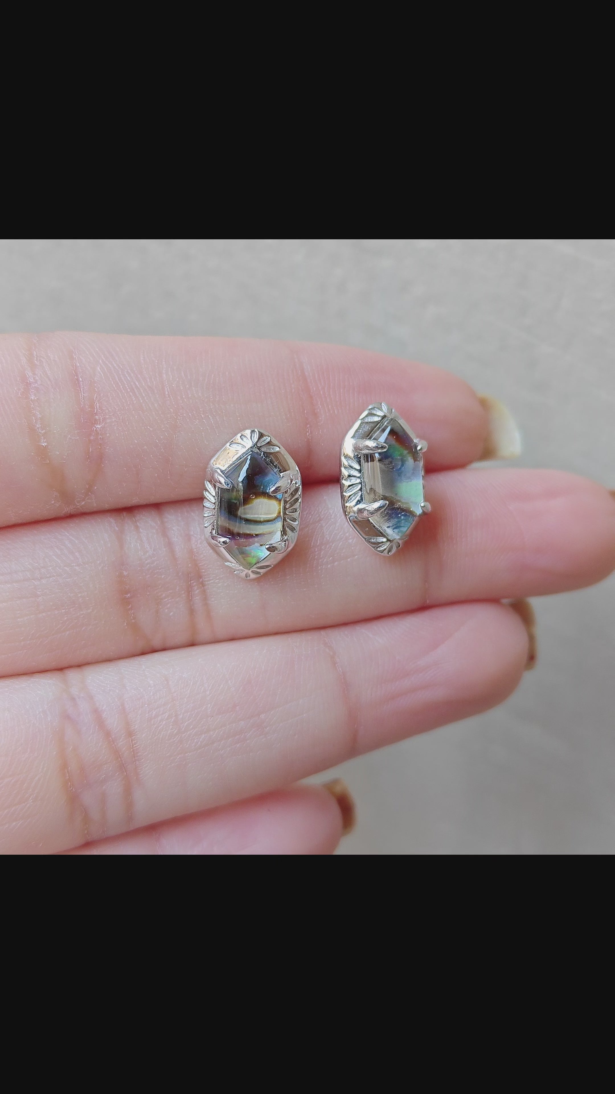 Whispers Of The Aurora Stud Earrings