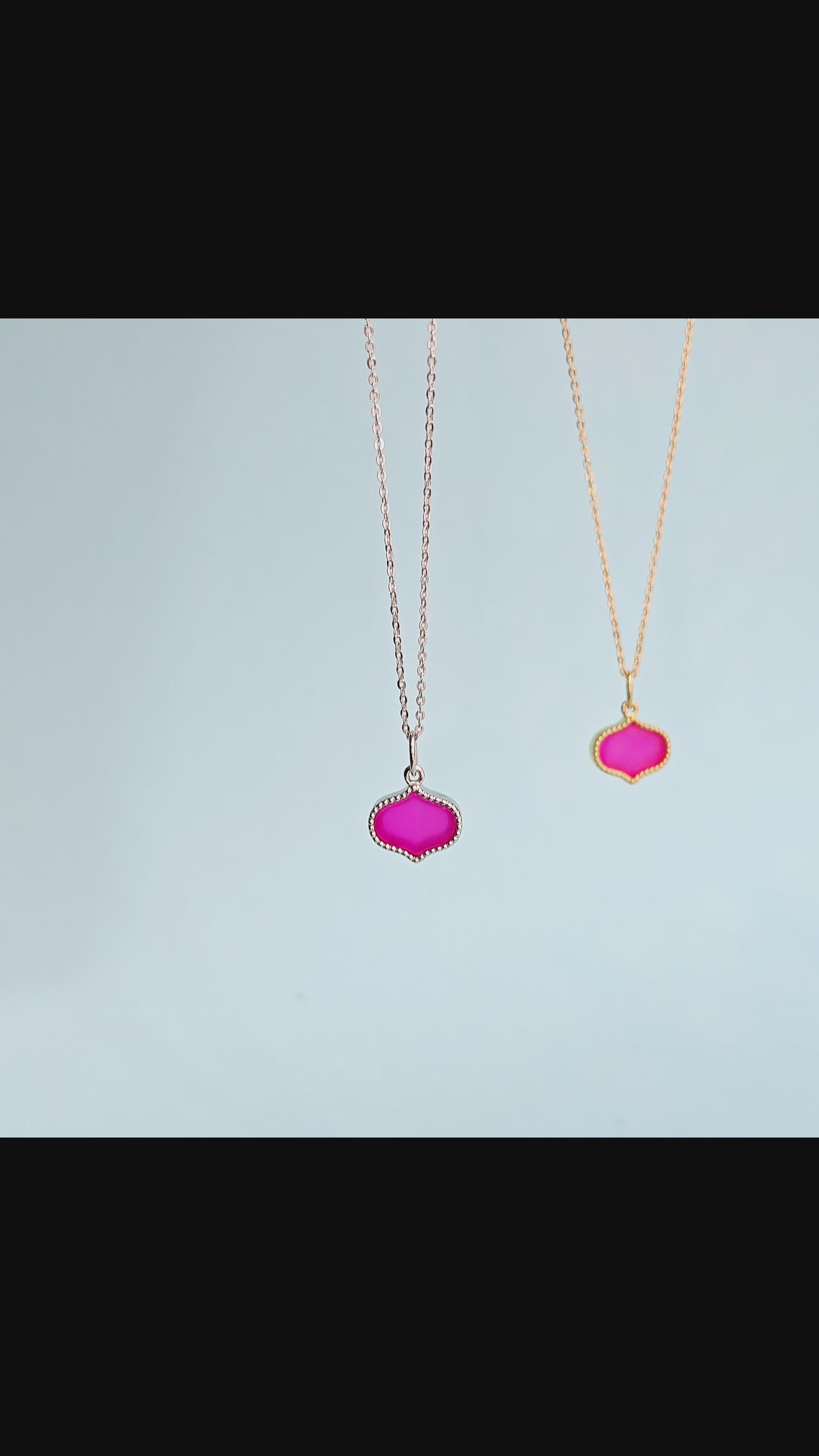 Lotus Gemstone Detachable Pendant