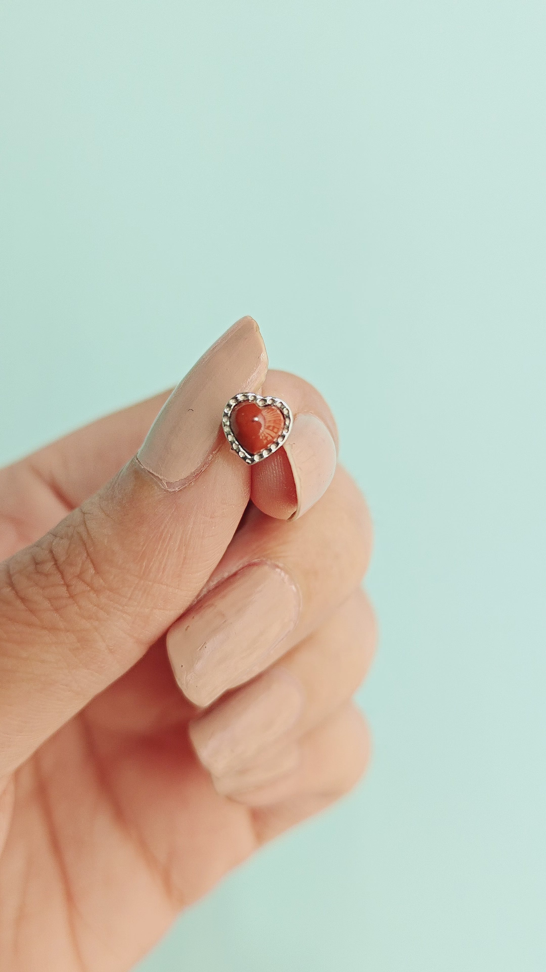 Mini Heart Stud Earrings