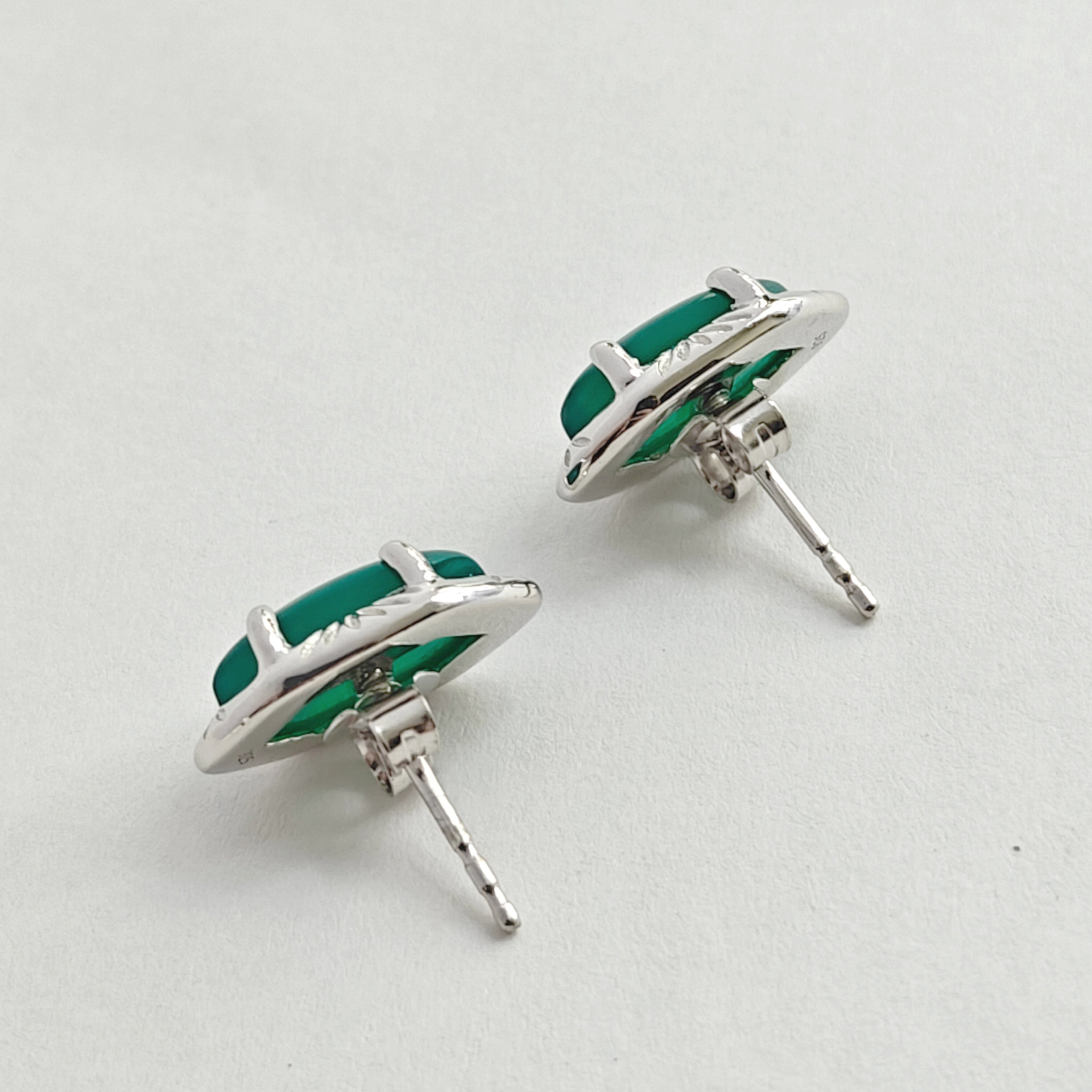 Whispers Of Ancient Forests Stud Earrings