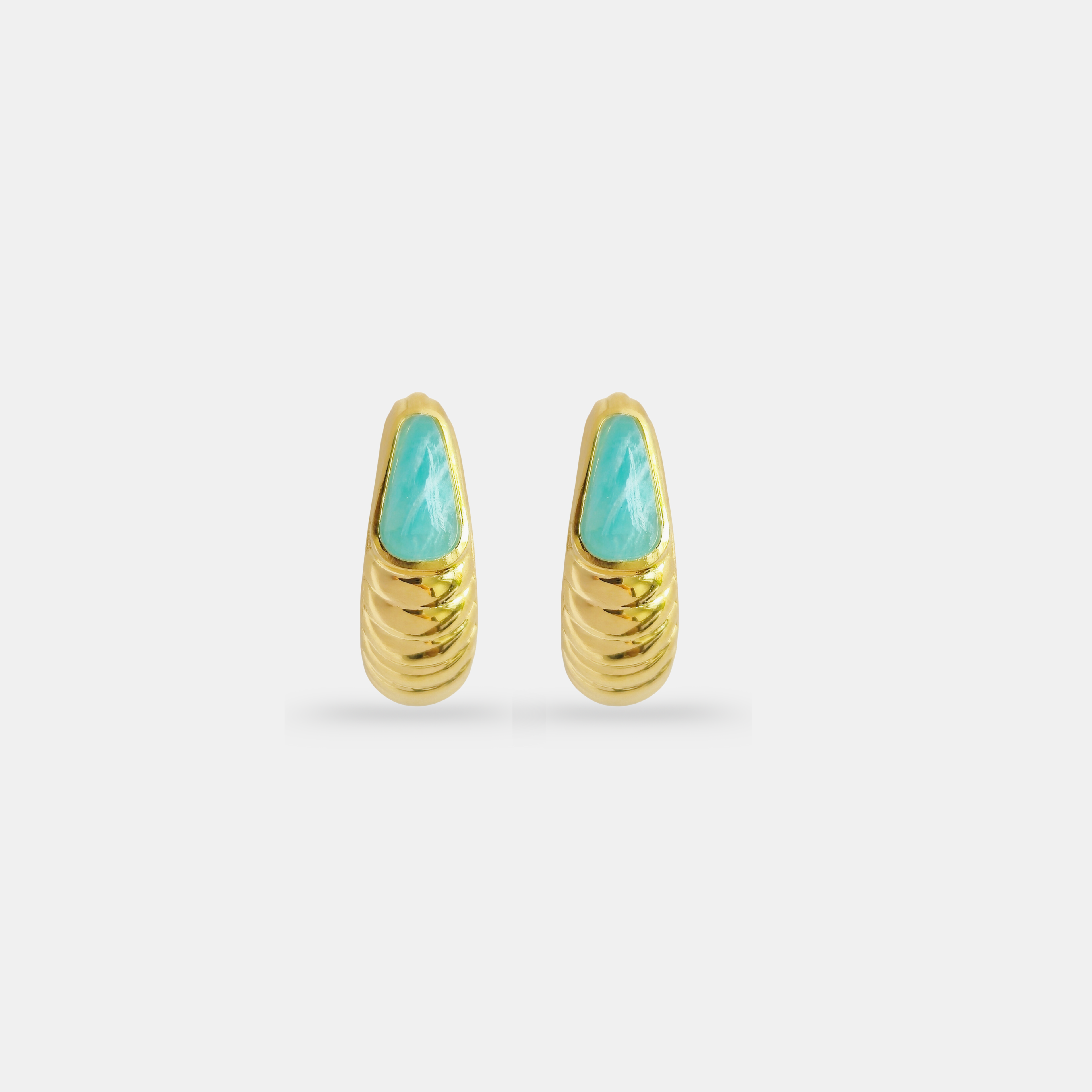 Ripples of Calm Medium Hoop Earrings