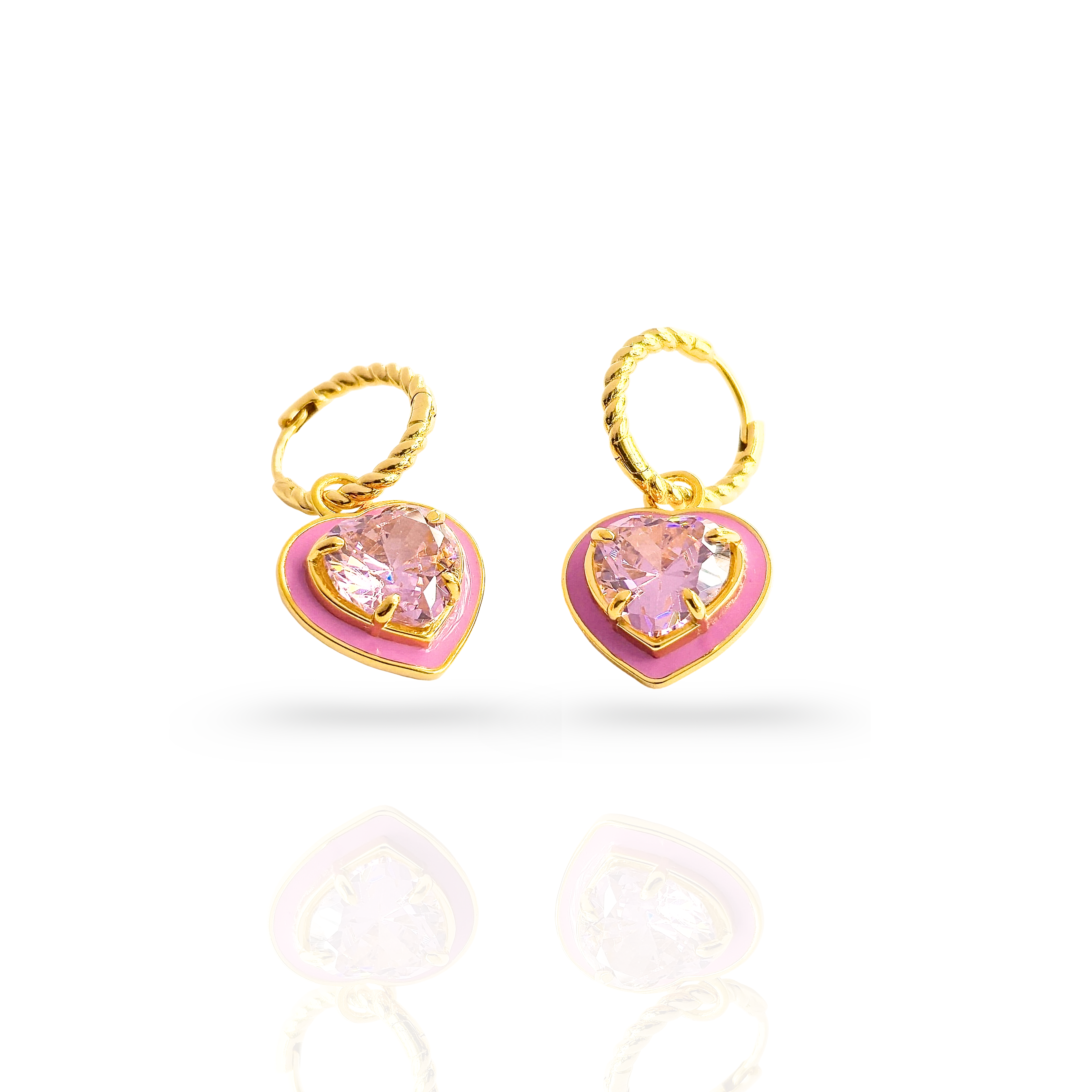 Blushé Heart Convertible Hoop Earrings