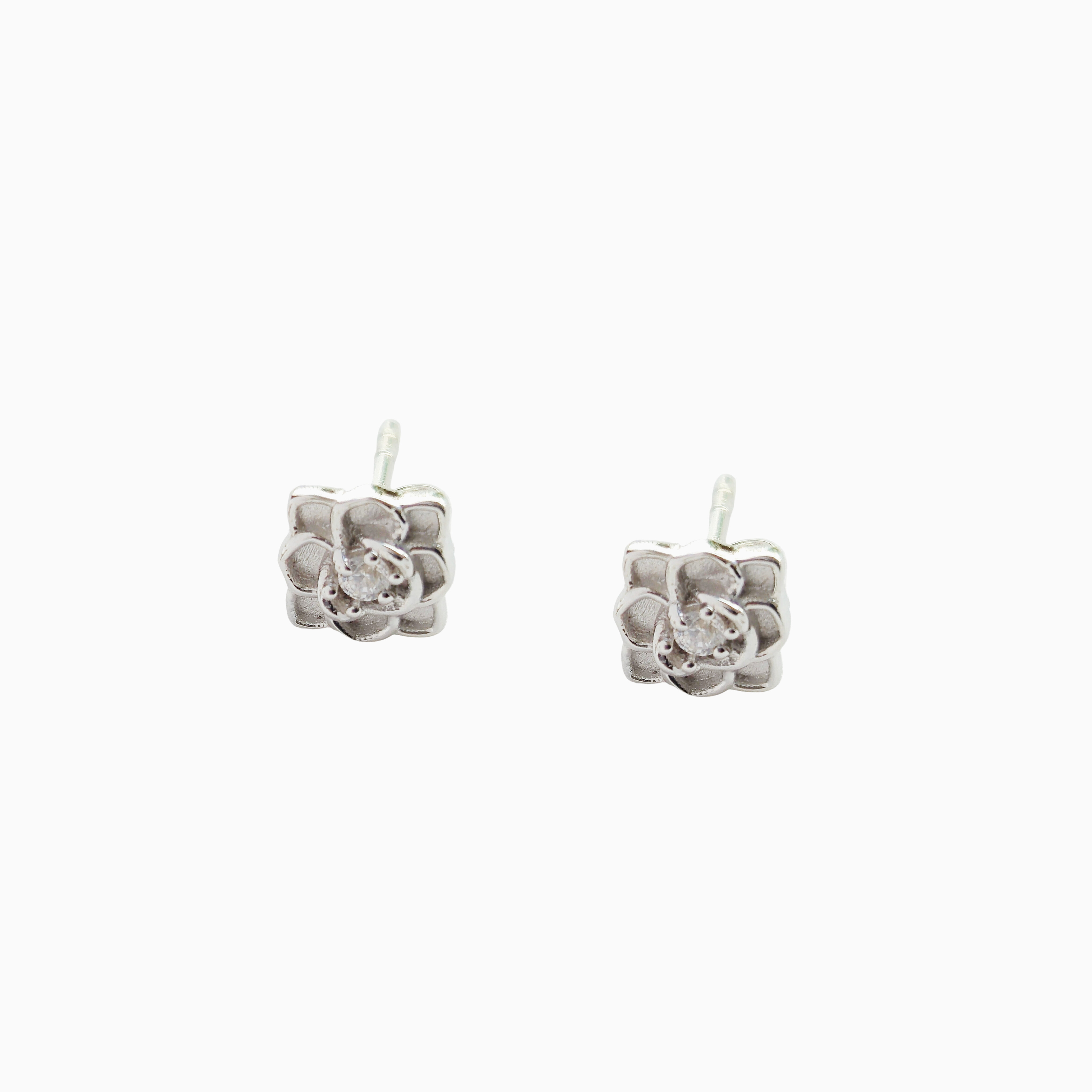 Rose Stud Earrings